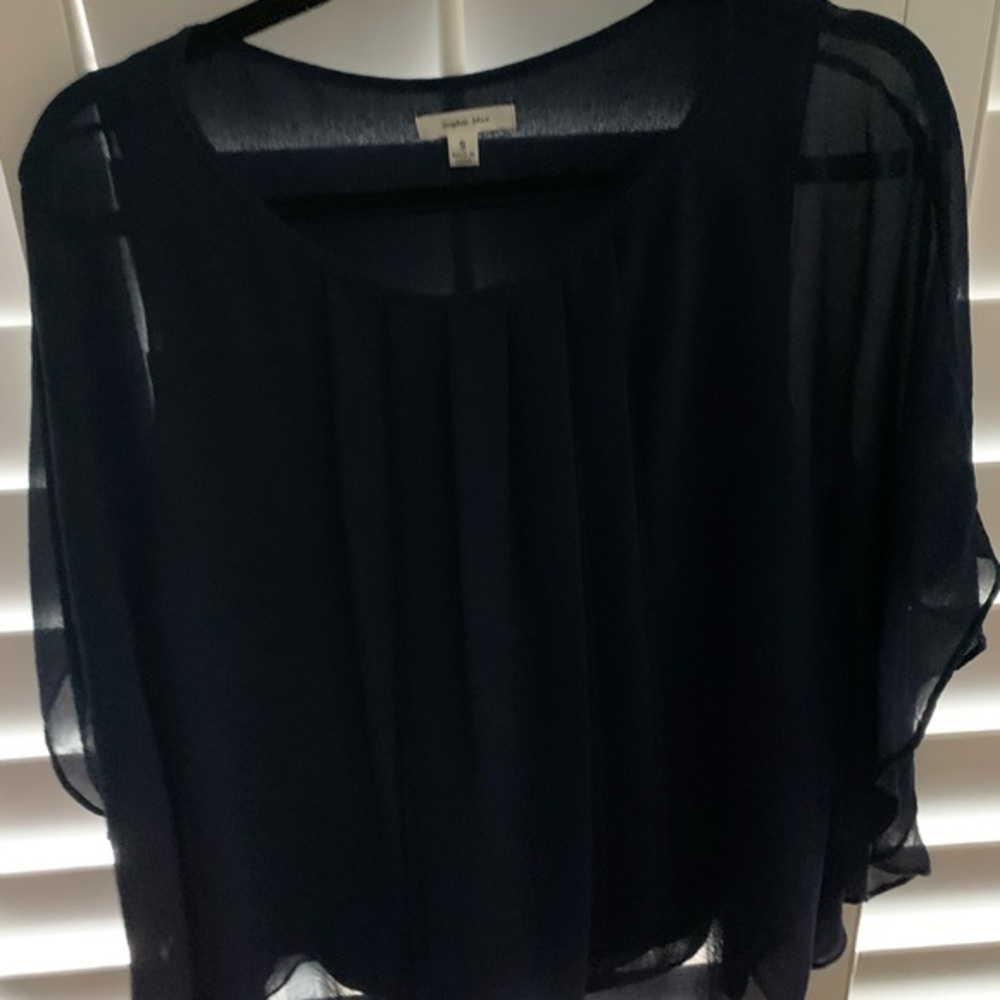 Sophie Max navy blue top